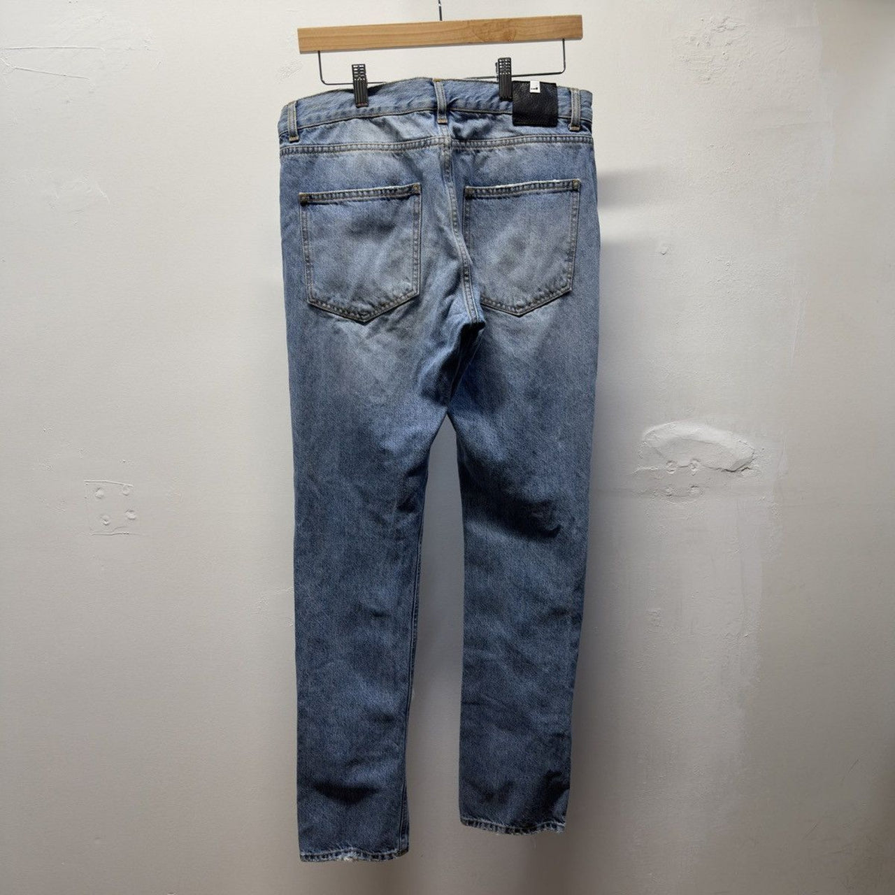 1017 Alyx 9SM Slashed Thorn Distressed Denim Jeans