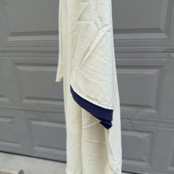 2000s Pale Yellow Thrashed Faded Distressed Pocket Tee