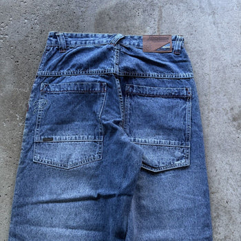 1990S/2000S Y2K PACO JEANS BAGGY PATCH DENIM SKATER JEANS