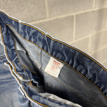 1990s Levi’s 517 Thrashed Faded Distressed Jeans - Made in USA