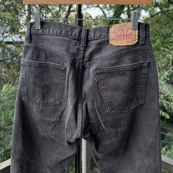 1980s Levi's 501 Black Denim Jeans Made in USA