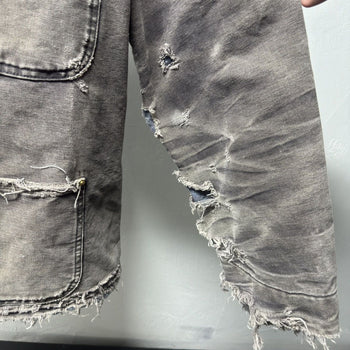 1990s Carhartt Faded Thrashed Distressed Chore Coat Jacket