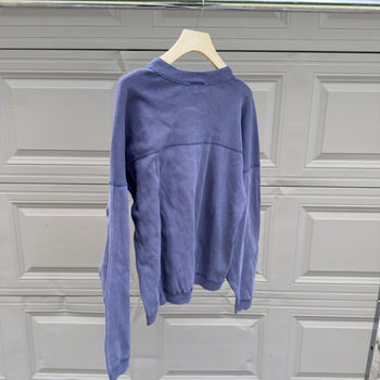 1990s Thrashed Distressed Faded Henley Shirt