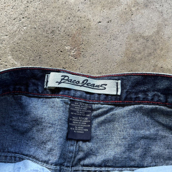 1990S/2000S Y2K PACO JEANS BAGGY ZIPPER DENIM SKATER JEANS