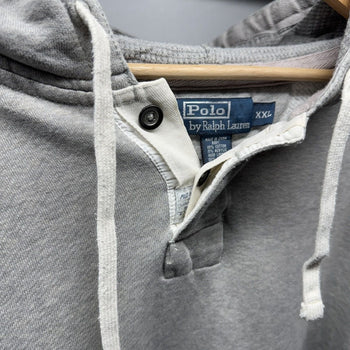 2000s Polo Ralph Lauren Faded Henley Hoodie