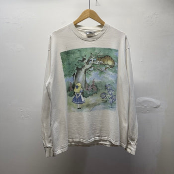 Vintage 1990s Alice in Wonderland Longsleeve Tee