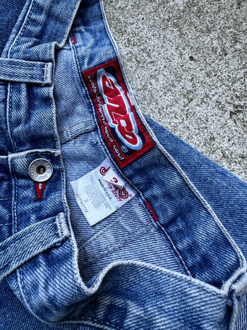 1990s JNCO JEANS HYPNOTIX SHORTS CUT THRASHED