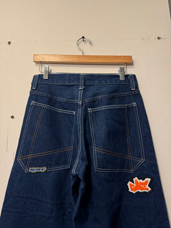 1990s GAT BAGGY WIDE LEG RAVER SKATER DENIM JEANS