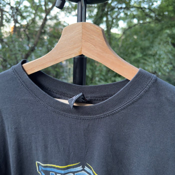1990s Harley Davidson Faded Chrome Big Logo Tee