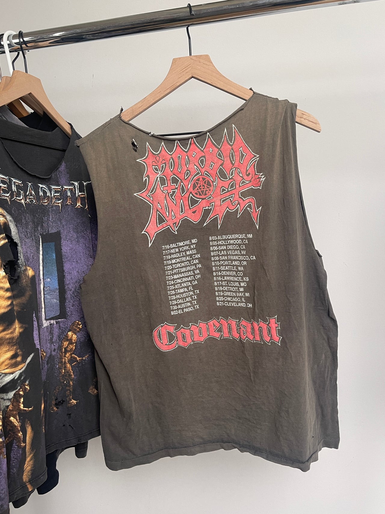 1990S MORBID ANGEL COVENANT THRASHED TANK