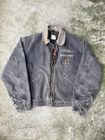 1990s CARHARTT THRASHED BLANKET LINED DETROIT JACKET