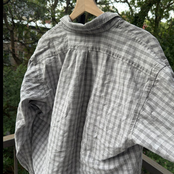 2000s Polo Ralph Lauren Gray Plaid Shirt