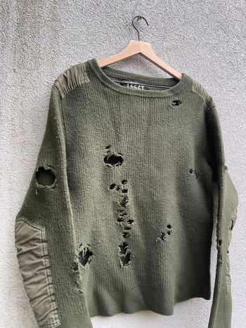 YEEZY SEASON 1 DISTRESSED SWEATER
