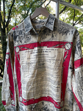 1970s 1980s MCGREGOR RFD COUNTRY WEAR MILITARY INSTRUCTION CHAMBRAY SHIRT