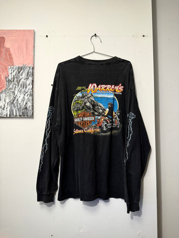 2000s HARLEY DAVIDSON MAKE SOME NOISE LIGHTNING TEE