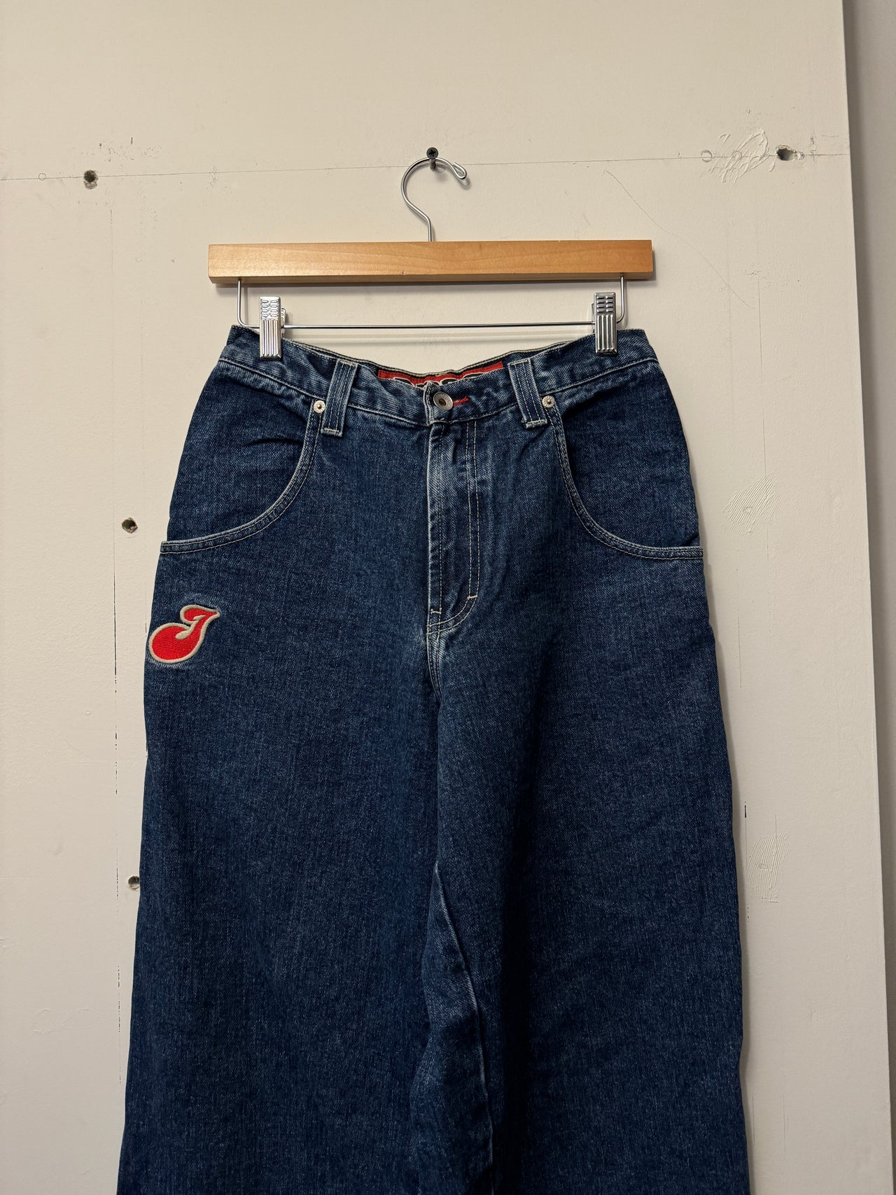 1990S JNCO JEANS LOOSEYGIRL 1057 WIDE LEG BAGGY SKATER DENIM JEANS