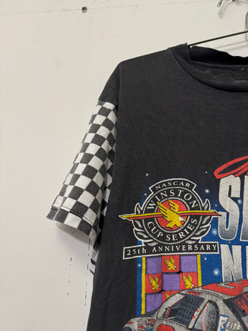 1990s THRASHED NASCAR DALE EARNHARDT 7 TIME CHAMPION TEE