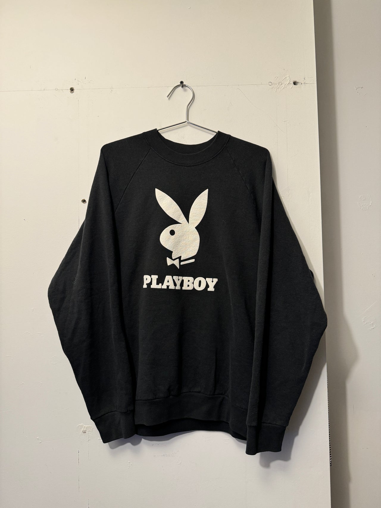 1990s PLAYBOY BUNNY LOGO RAGLAN CREWNECK SWEATSHIRT