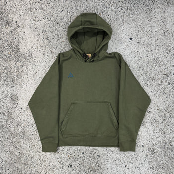 Sudadera con capucha Nike ACG verde extragrande