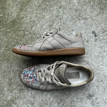 Maison Margiela Replica GAT Beige Paint Splatter