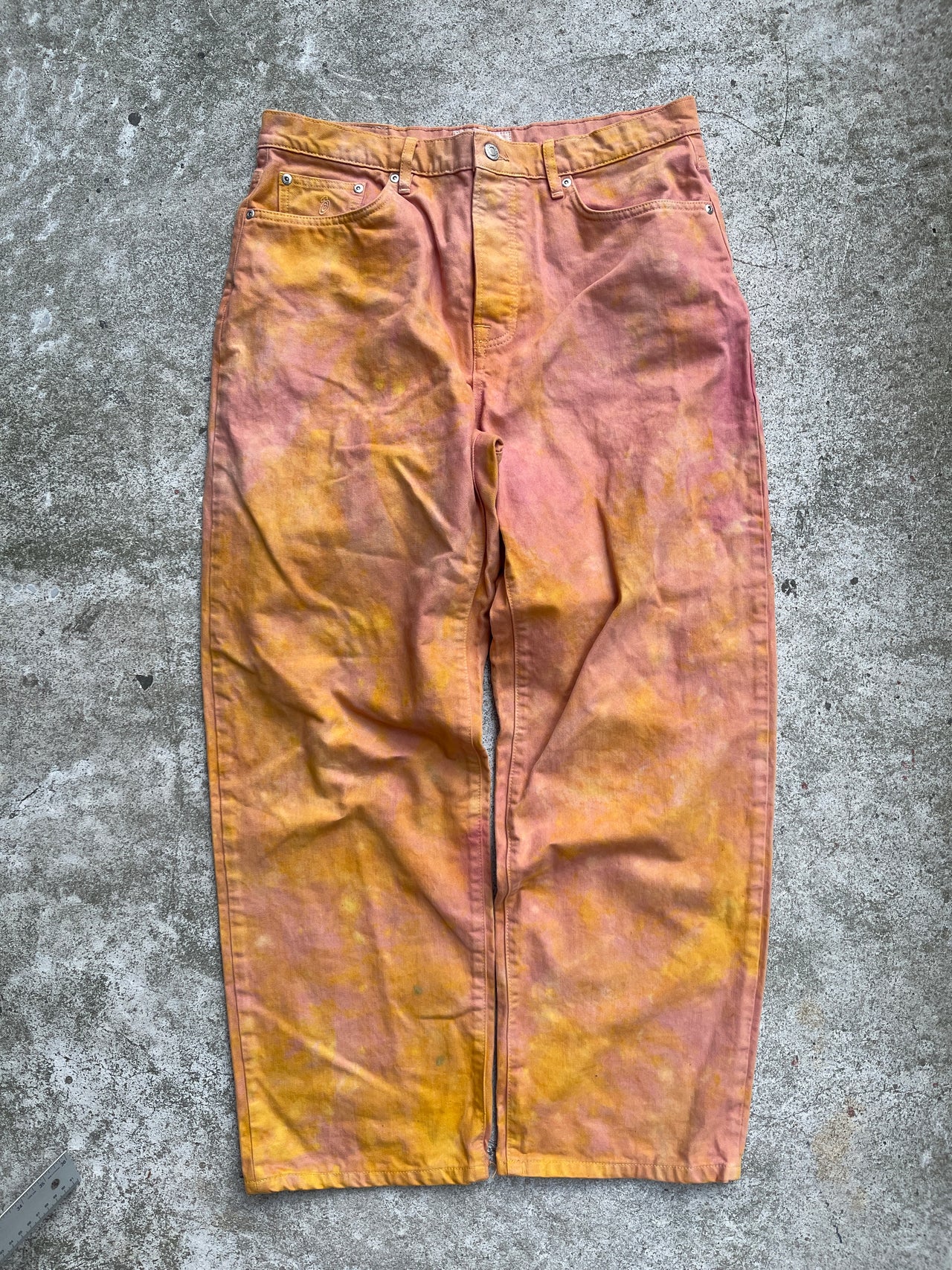 STUSSY WONDERLAND BIG OL’ JEANS DYED DENIM