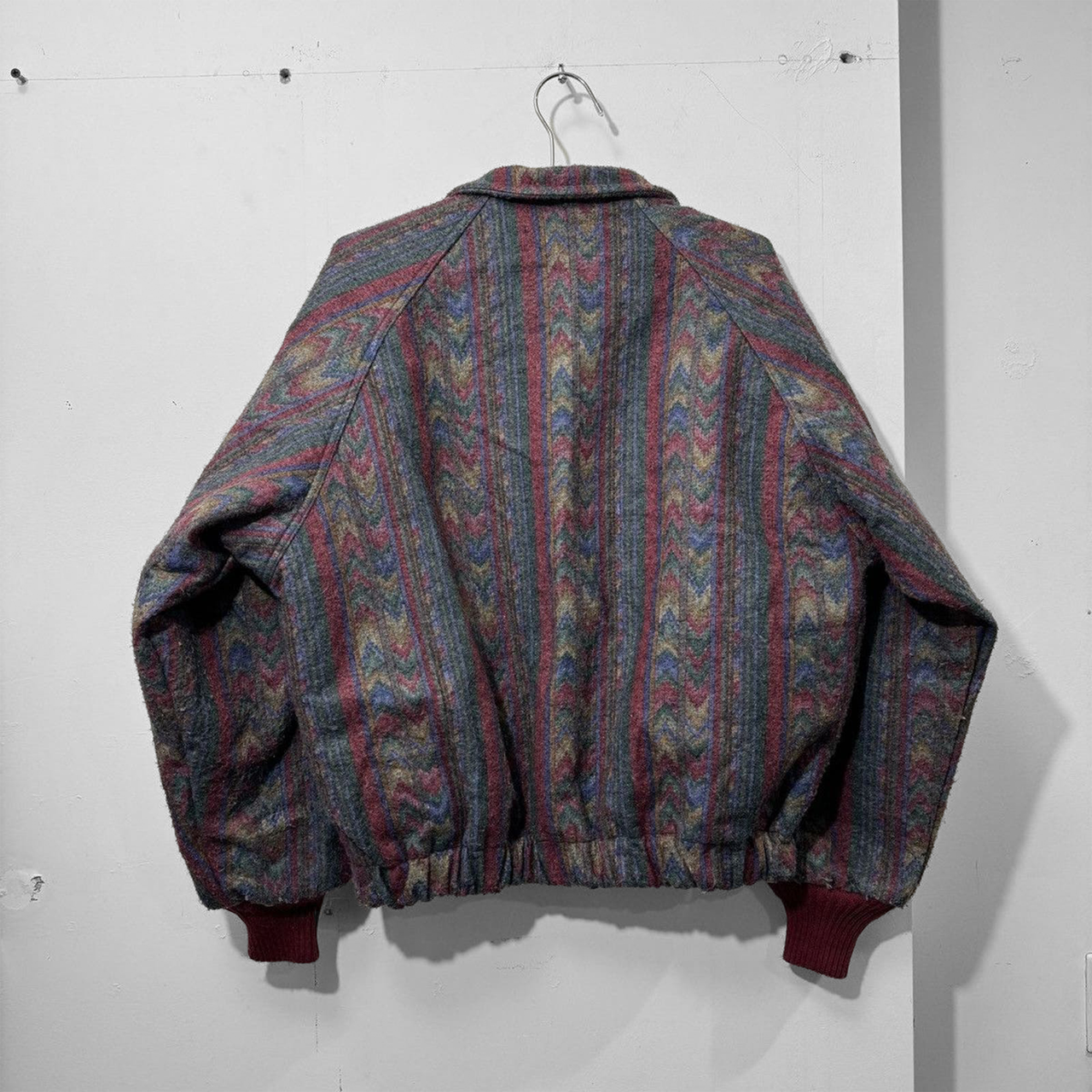 1990S WALLS AZTEC SOUTHWESTERN BOMBER WORK JACKET