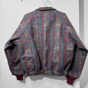 1990S WALLS AZTEC SOUTHWESTERN BOMBER WORK JACKET