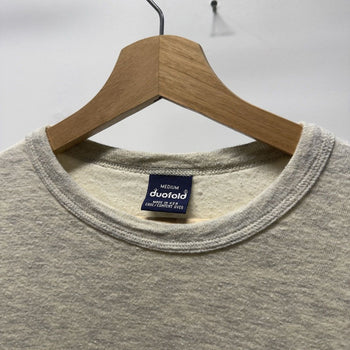 Vintage 1990s Duofold Wool Cotton Beige Longsleeve Shirt