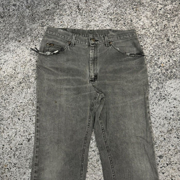 1990S THRASHED FADED DISTRESSED LEE DENIM JEANS