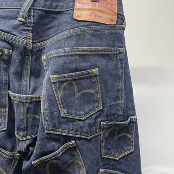 2010s Evisu Heritage Selvedge Multi Pocket Denim Jeans