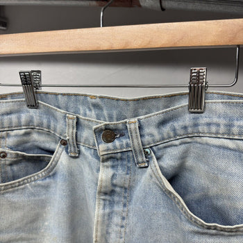 1980s Levi's 517 Thrashed Faded Dirty Flare Jeans - Made in USA