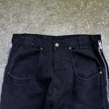 2000S Y2K PACHINNO BAGGY DENIM SKATER ZIP JEANS