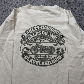2000s Harley Davidson Henley Button Longsleeve
