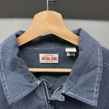 2000s Gap Workwear Zip Railroad Chore Coat