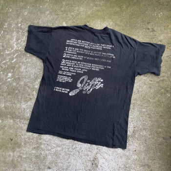 1980s/1990s JIFFI CONDOMS FADED SEX TEE