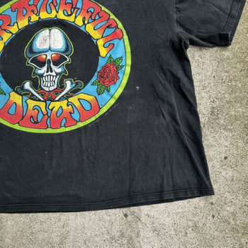 1990s GRATEFUL DEAD FADED SKULL TEE