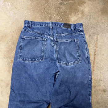 2000s LEVI’S SILVERTAB BAGGY FADED BLUE DENIM SKATER JEANS