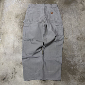 2000s CARHARTT CARPENTER BAGGY WIDE LEG CANVAS WORK PANTS