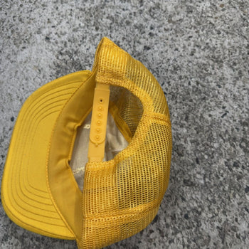 1970s Levi's Yellow Logo White Tab Trucker Hat