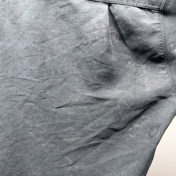2000s Harley Davidson Motorcycles Silk Rayon Shirt