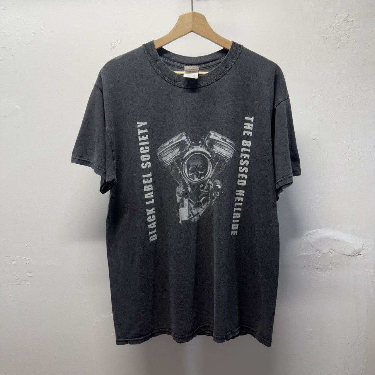 Vintage 2000s Faded Distressed Biker Tee