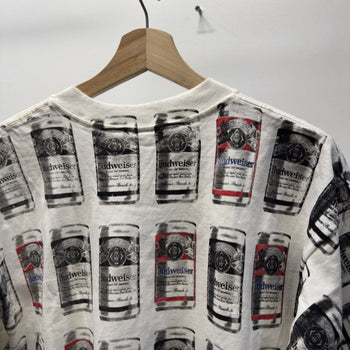 Vintage 1990s Made in USA Budweiser Warhol AOP Art Tee