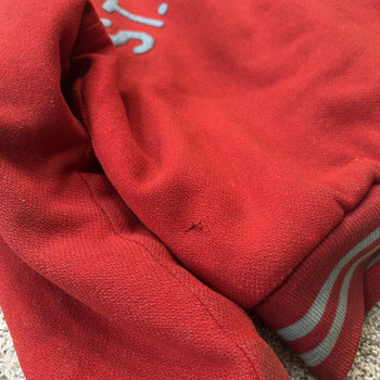 Vintage 1950s Distressed Red Wool Varsity Jacket