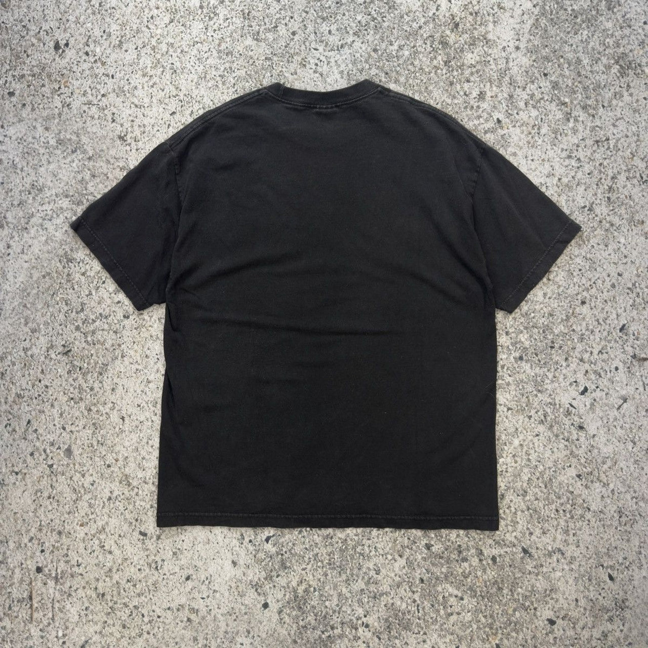 2000s Hot Leather Skeleton Biker Tee