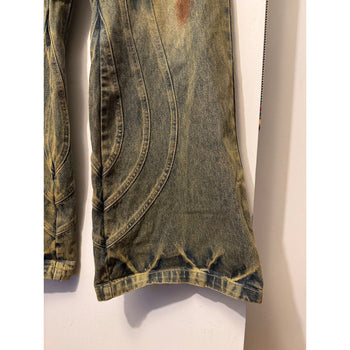 NO FAITH STUDIOS WAVE HEAVY DENIM MEDIUM 32