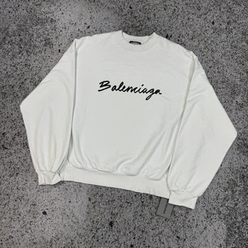 BALENCIAGA BRUSH CREWNECK