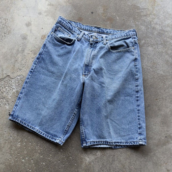 VINTAGE POLO RALPH LAUREN BAGGY DENIM JEAN SHORTS JORTS