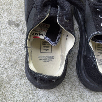 MAISON MIYHARA YASUHIRO OG HANK LOW BLACK WHITE SHOES