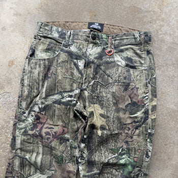 2000s MOSSY OAK BAGGY CAMO CANVAS PANTS 34