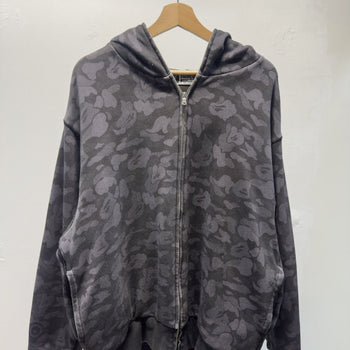 Bape Camo Print Shark Full Zip Hoodie